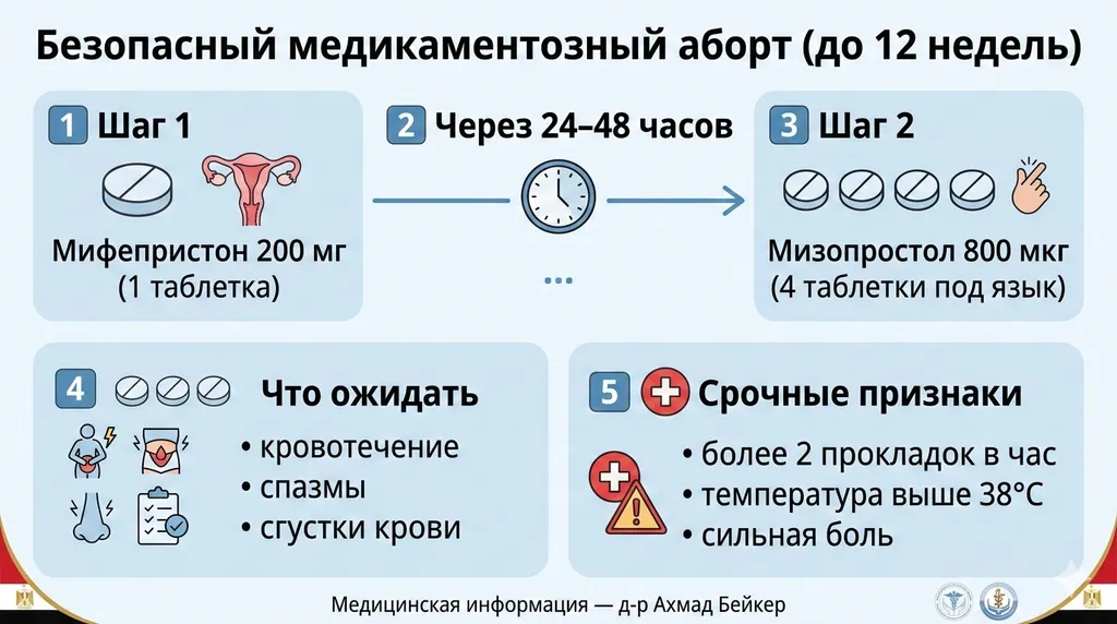 Как использовать Cytotec или Misotac для медикаментозного аборта до 12 недель